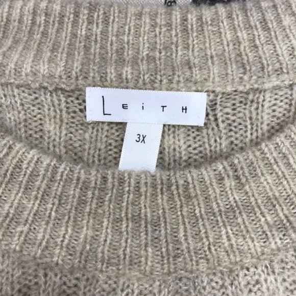 Leith Ribbed Puff Shoulder Sweater - Picture 4 of 6